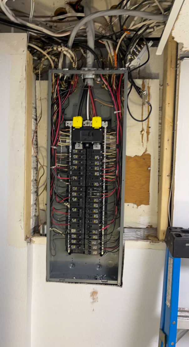 Before - Old electrical box