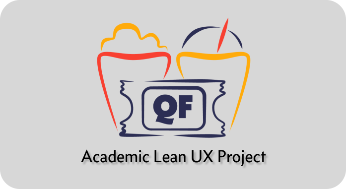 A logo for my Lean UX project, QuickFlicks
